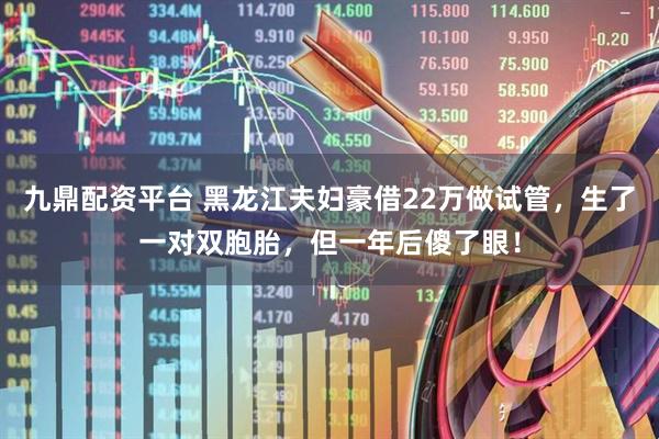 九鼎配资平台 黑龙江夫妇豪借22万做试管，生了一对双胞胎，但一年后傻了眼！