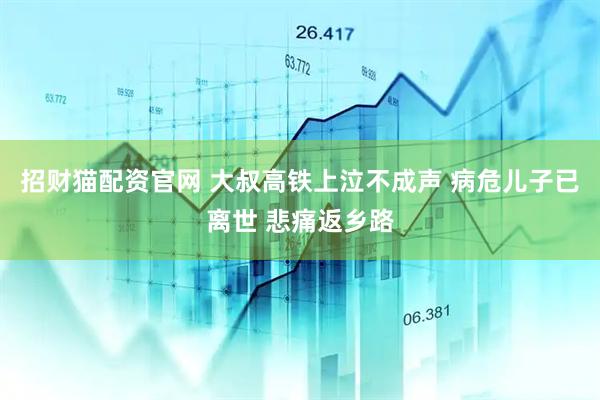 招财猫配资官网 大叔高铁上泣不成声 病危儿子已离世 悲痛返乡路